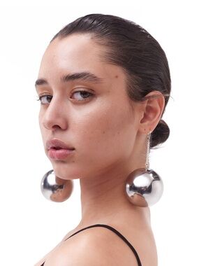 NWT Simon Miller Disco Drop Earrings in Silver